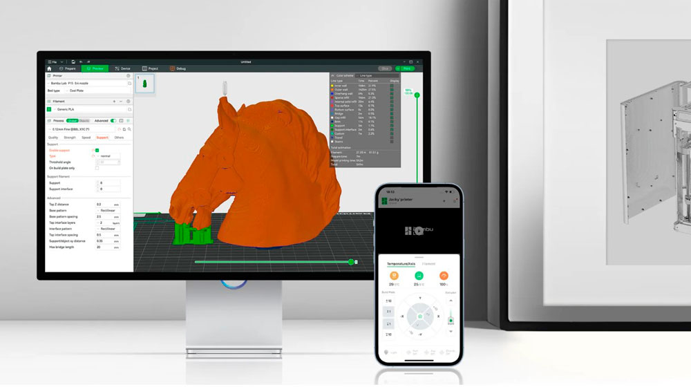 Зручне управління Bambu Lab A1 Mini