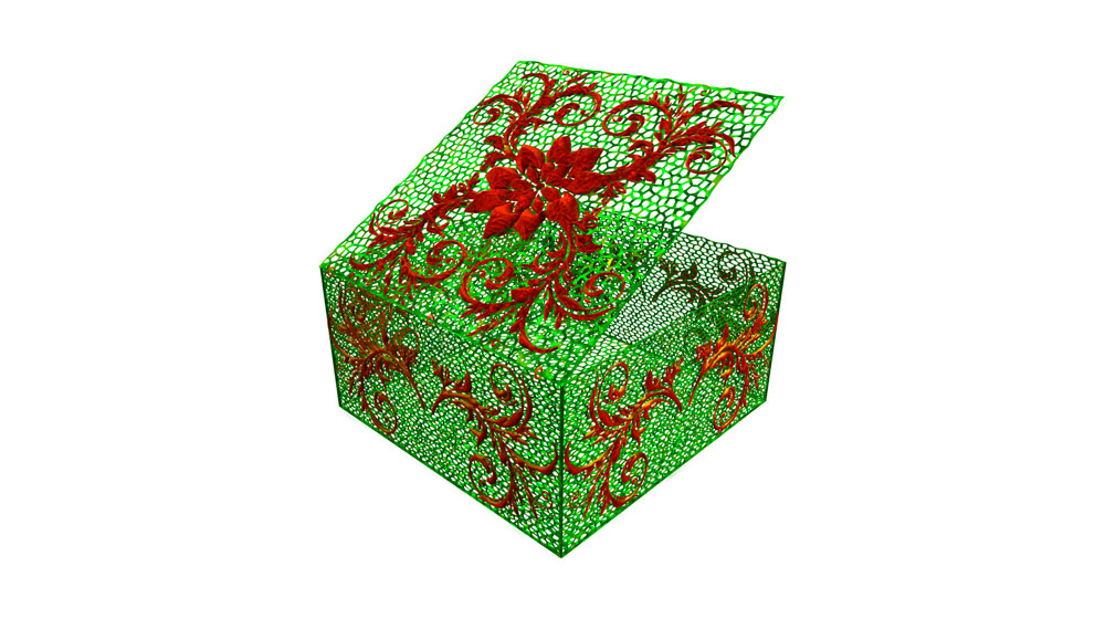 Шкатулка для украшений 3D-ручкой