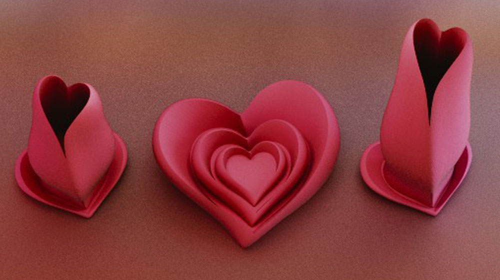 3D-друк сувенірів на 14 лютого