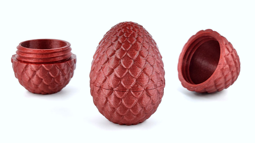 3D печать на Пасху. Яйцо дракона