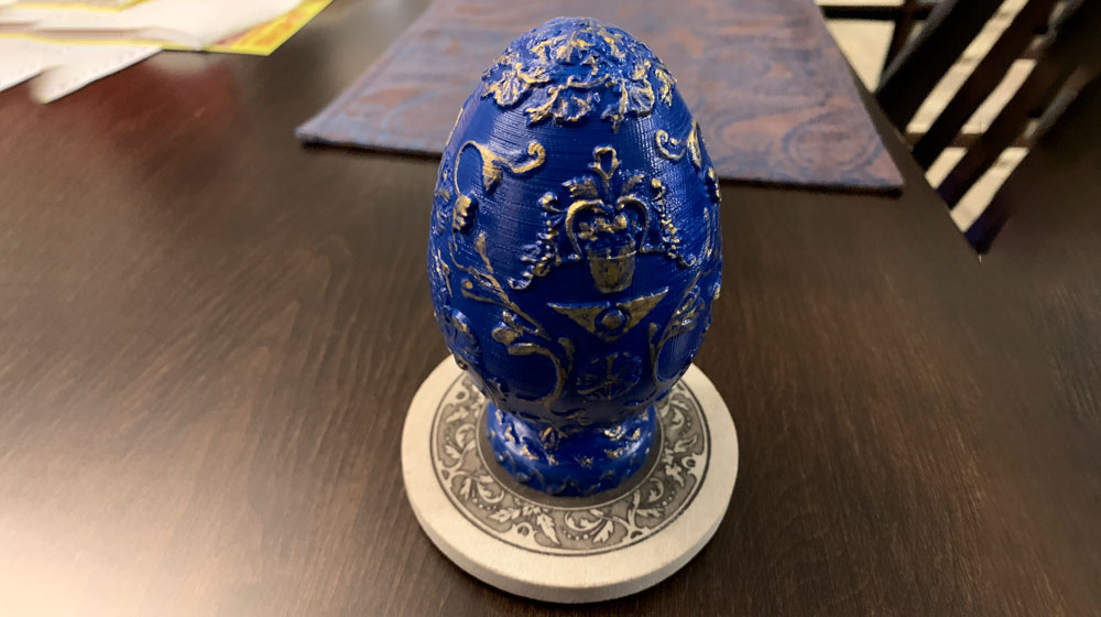 3D печать на Пасху. Яйцо Фаберже.
