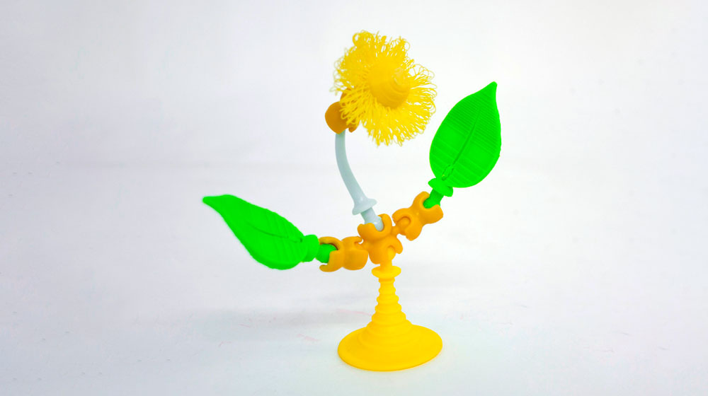 3D печать на Пасху. Пушистый цветочек.