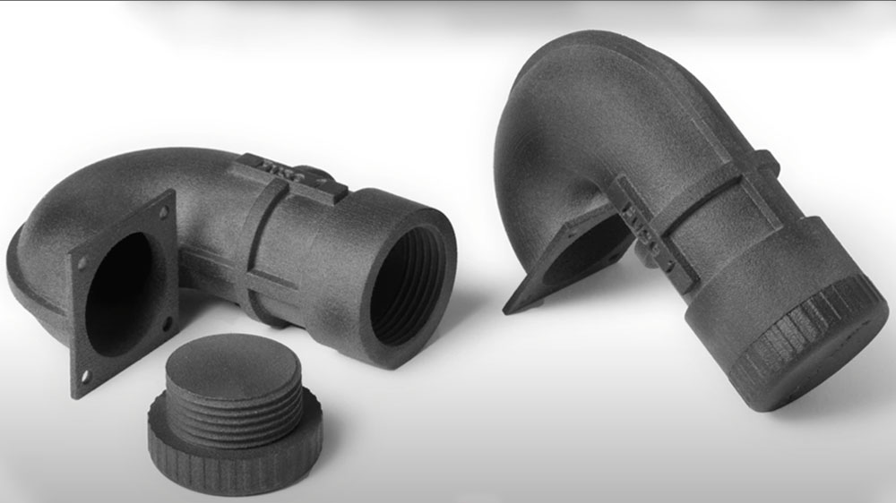 Процес SLS 3D-друку: Лазер спікає полімерний порошок