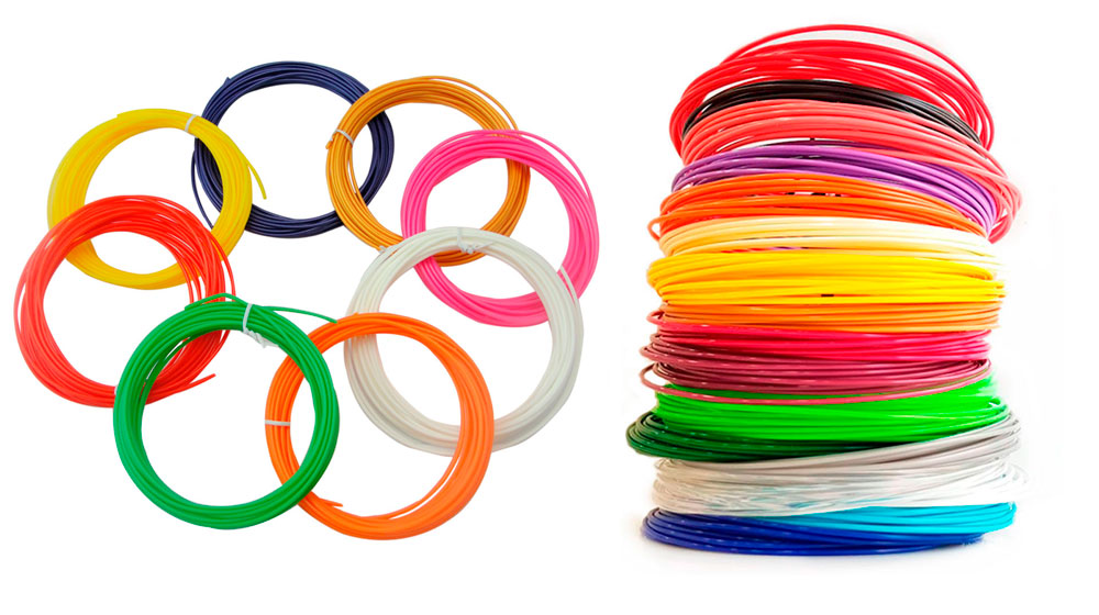 Різнокольоровий PLA та ABS пластик для 3D-ручки