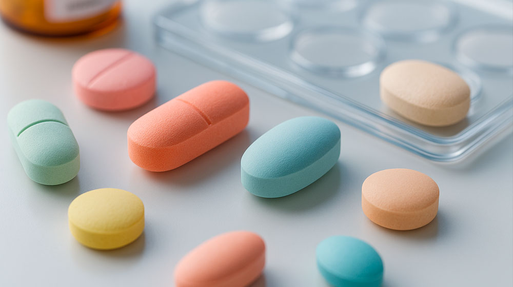 Різноманітні 3D-друковані таблетки з унікальною формою та структурою