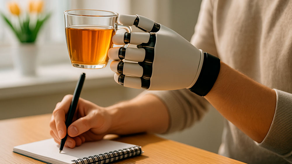 Пример 3D-печатного роботизированного протеза руки