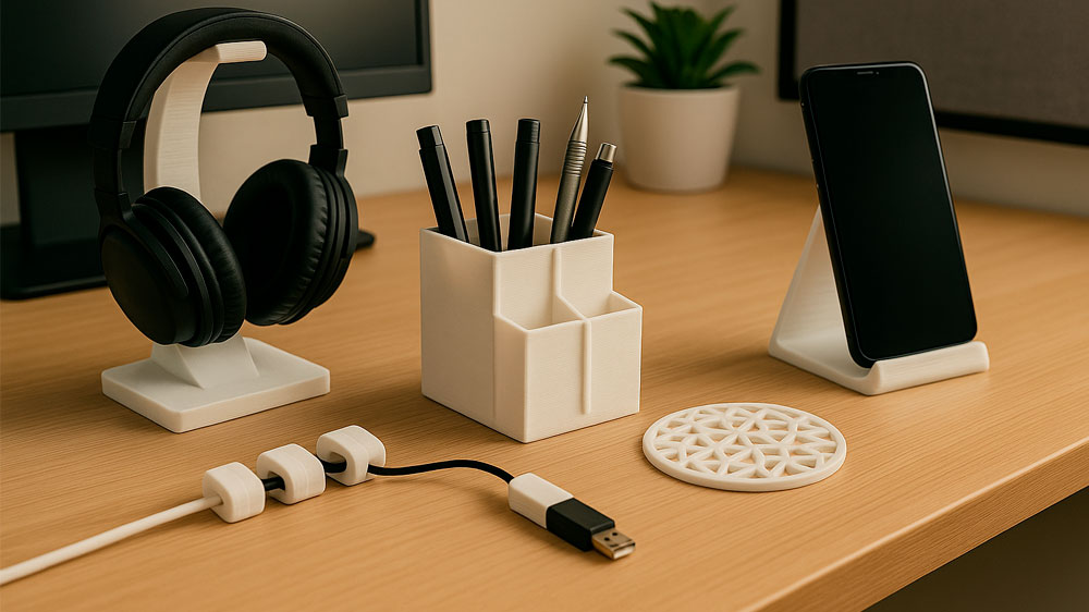 Органайзеры для рабочего стола, напечатанные на 3D-принтере