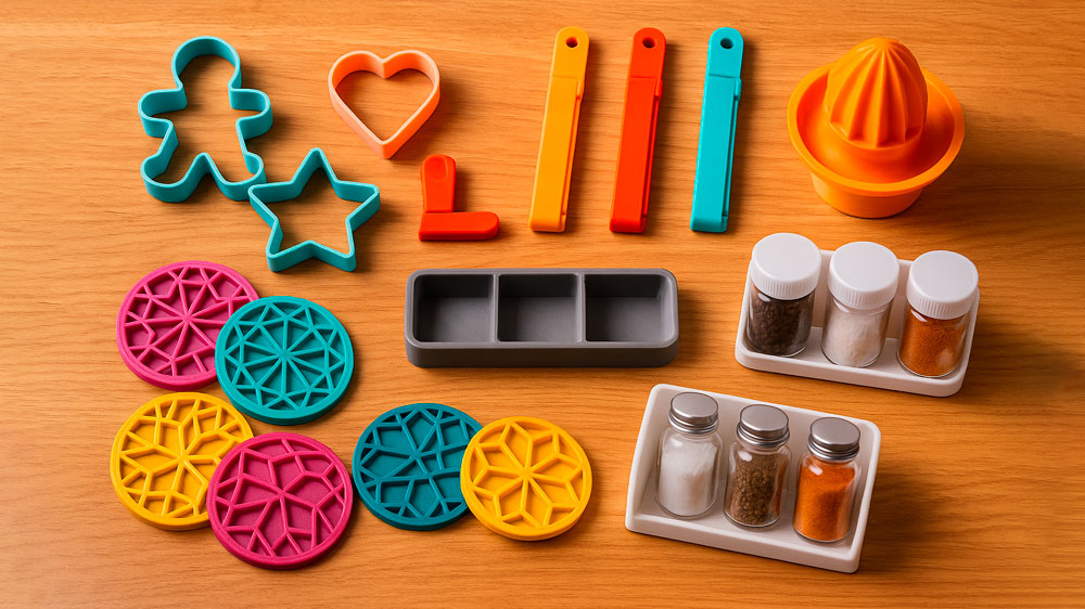 Кухонные аксессуары, напечатанные на 3D-принтере