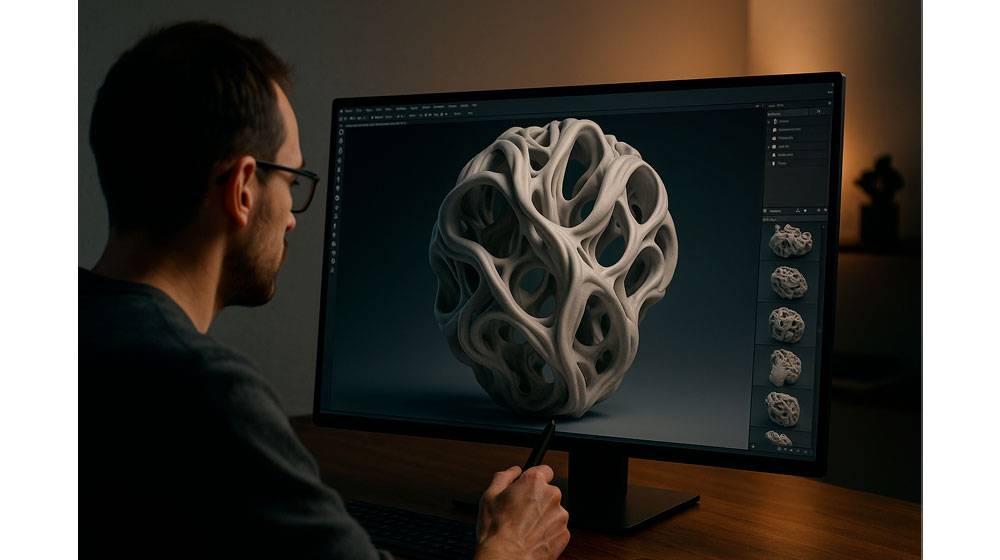 Процес створення цифрової скульптури для 3D-друку