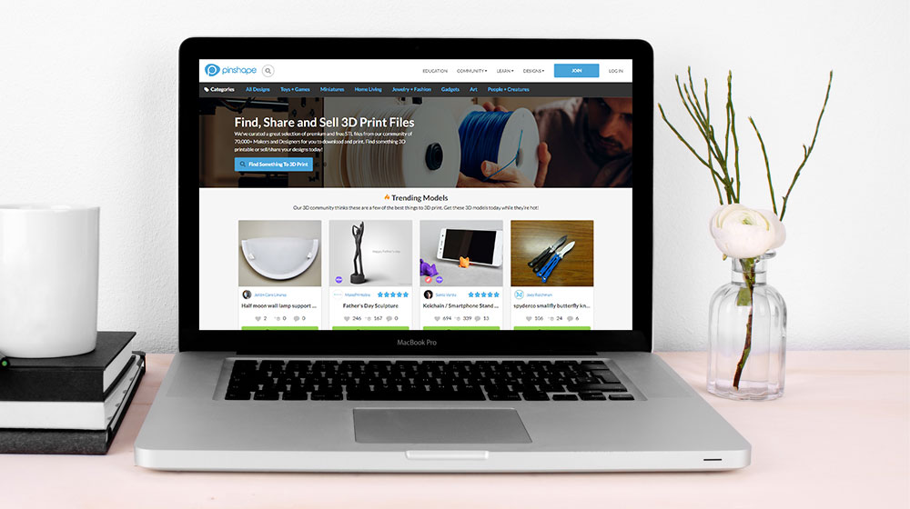 Безкоштовні файли STL на PinShape.