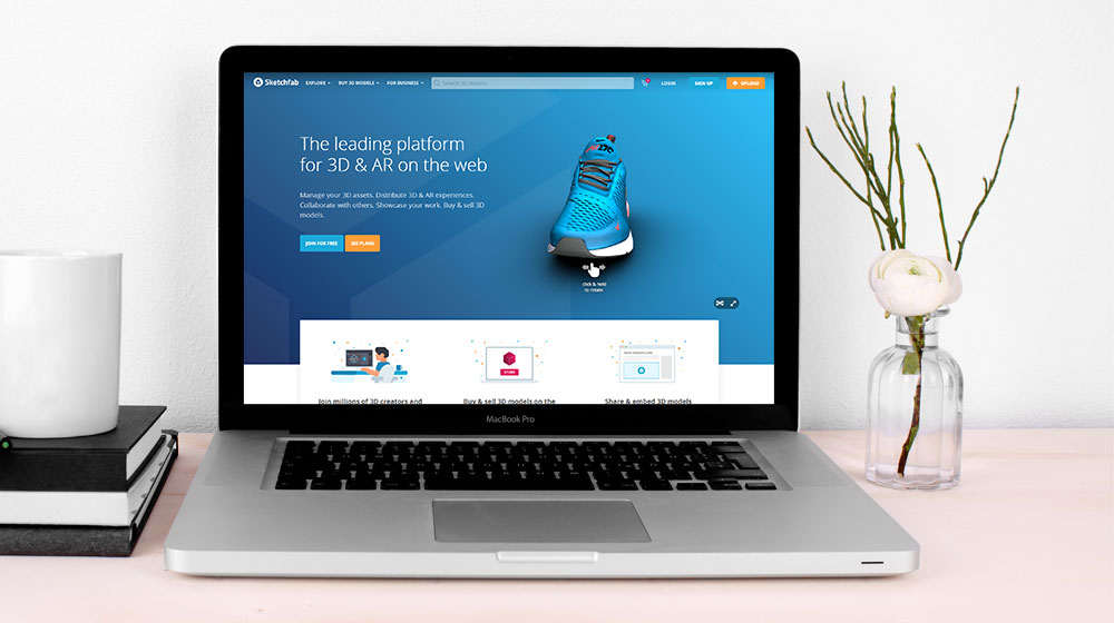 Безкоштовні файли STL на SketchFab.