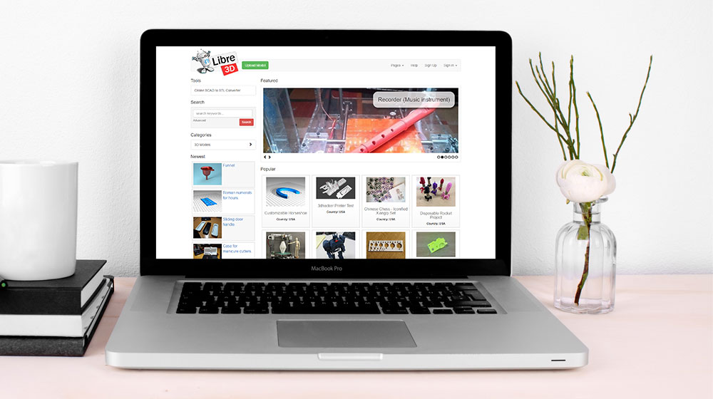 Безкоштовні файли STL на Libre3D.