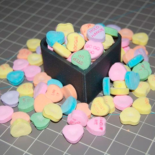 Скринька у вигляді серця на 3D-принтері