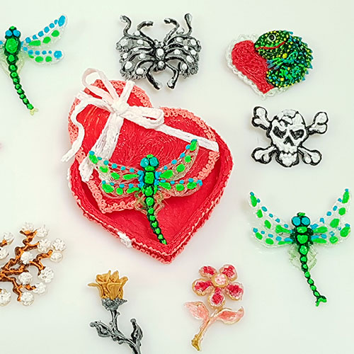 Шкатулка для украшений 3D-ручкой