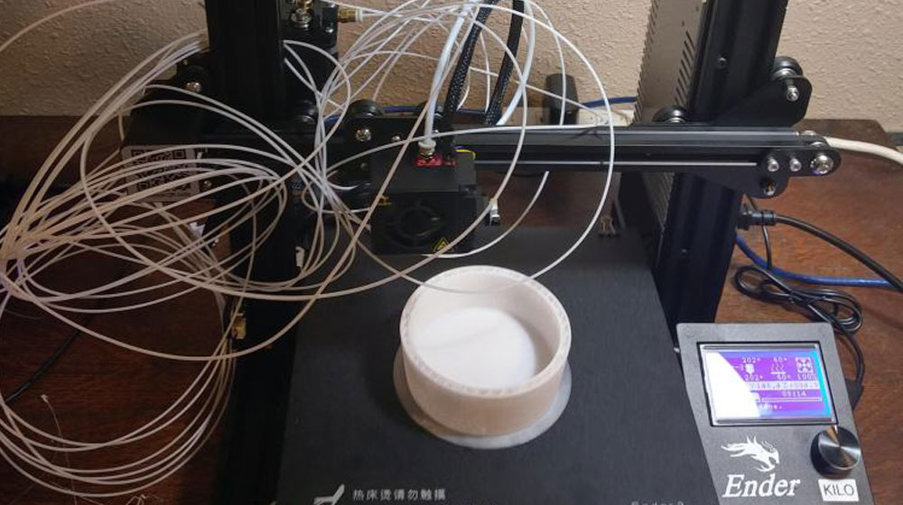Поменяйте фиттинг на Ender-3
