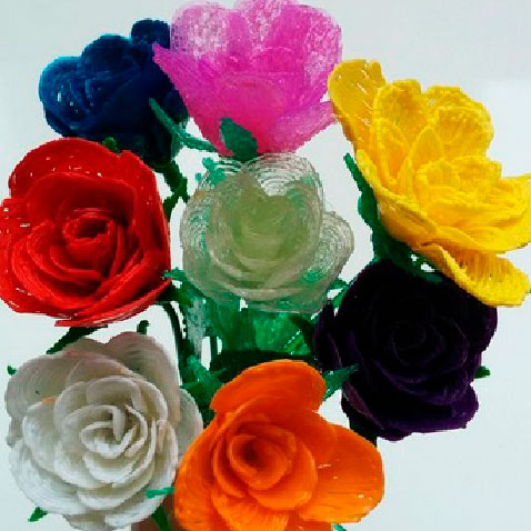 Роза 3D-ручкой