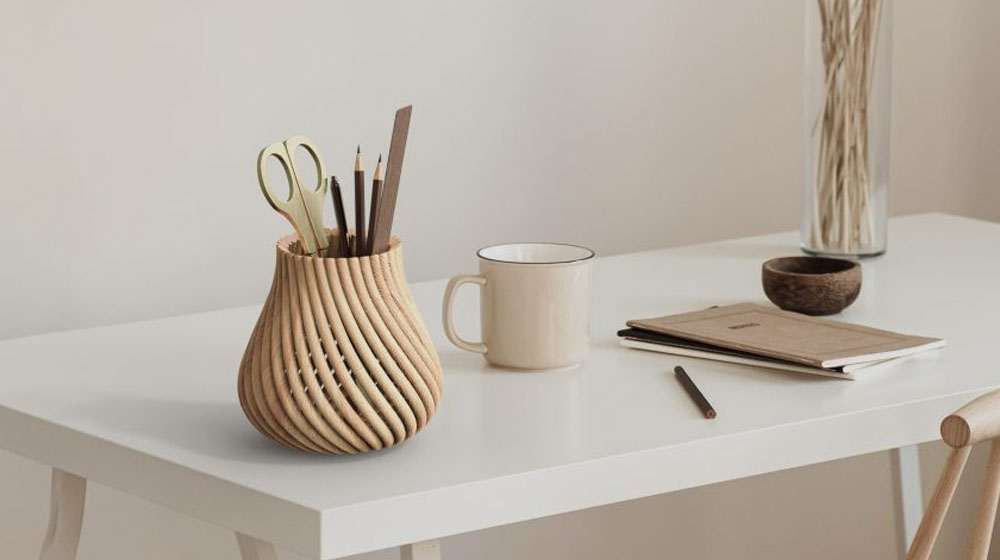 Коллекция посуды Vine на 3D-принтере